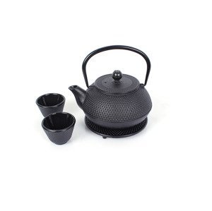 ECHTWERK Litinový čajový servis (0, 8 l, černá)