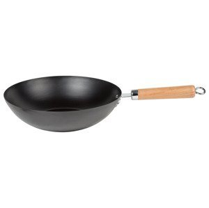ERNESTO® Pánev wok z karbonové oceli, 30 cm