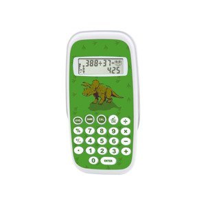 UNITED OFFICE Dětská kalkulačka na trénink počítání (dinosauři)