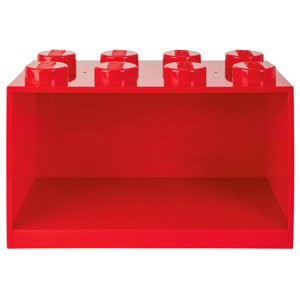 LEGO Police stavební kostka 8 knoflíků (červená)