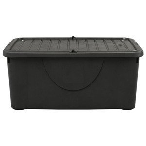 LIVARNO home Box s výklopným víkem, 40 l (černá)