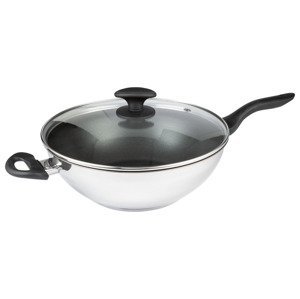ERNESTO® Pánev wok z nerezové oceli, Ø 32 cm (keramická vrstva)