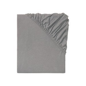 LOOKS by Wolfgang Joop Napínací prostěradlo, 140-160 x 200 cm (tmavě šedá)