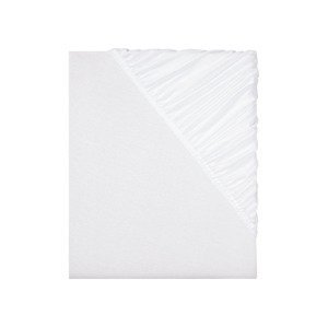 LIVARNO home Napínací žerzejové prostěradlo, 90-100 x (bílá)