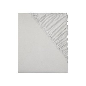 LIVARNO home Napínací žerzejové prostěradlo, 90-100 x (světle šedá)