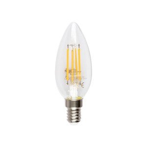 LIVARNO home LED filamentová žárovka, 4,7 W (svíčka E14)