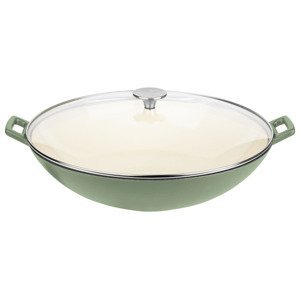 GSW Litinová pánev wok (zelená)