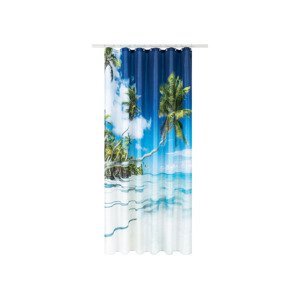 LIVARNO home Sprchový závěs, 180 x 200 cm (pláž)