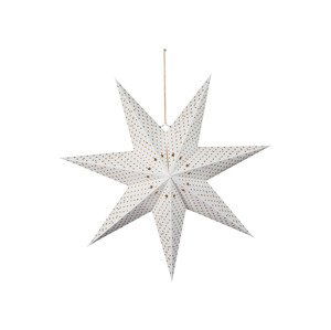 LIVARNO home Vánoční LED hvězda, 20 LED, 70 cm (béžová)