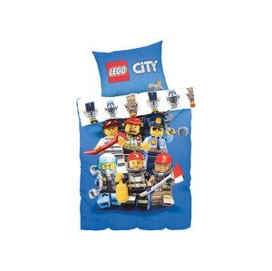 LEGO Dětské ložní povlečení, 140 x 200 cm, 70 (Ninjago: modrá/šedá)