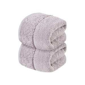 Luxusní ručník pro hosty, 30 x 50 cm, 2  (světle šedá)