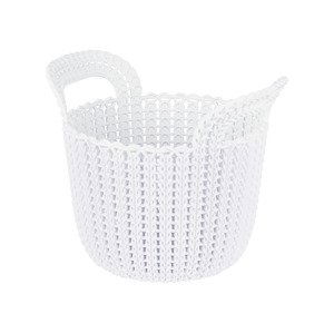 Curver Košík KNIT, 3 l (Brilliant White, kulatá)