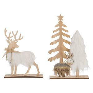 LIVARNO home Vánoční dekorace (strom a sob, 2 kusy)