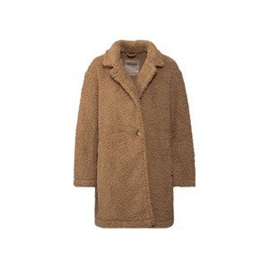 esmara® Dámský kabát (adult#female#ne, L (44/46), hnědá/bílá)