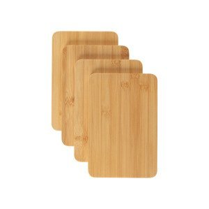 ERNESTO® Sada kuchyňských bambusových prkének / B (4 kuchyňská prkénka)