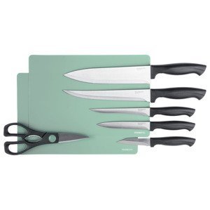 ERNESTO Sada nožů, 8dílná (sada nožů s nůžkami)