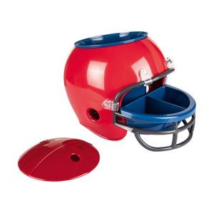 ERNESTO Nádoba na snack ve tvaru helmy (červená)
