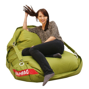 BeanBag Sedací pytel 189x140 comfort s popruhy green frog