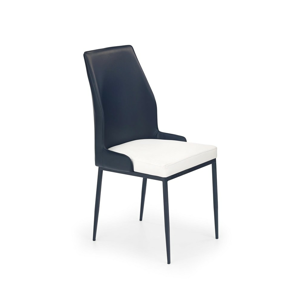 Halmar Jídelní židle K199, bílo-černá