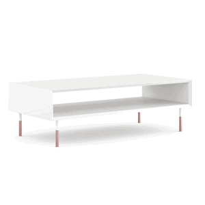 Konferenční stolek Rosa Bianca, bílý, masiv, borovice - VÝPRODEJ
