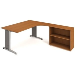 office pro Sestava HOBIS FLEX Stůl pracovní se skříňkou 180 x 200 cm levá RM 200