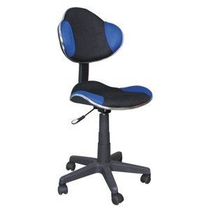 CASARREDO Kancelářská židle Q-G2 černá/modrá