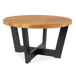 CASARREDO Konferenční stolek CONO B dub masiv/černá
