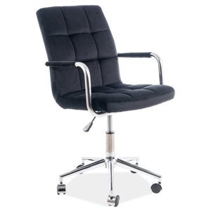 CASARREDO Kancelářská židle ELZA VELVET černá