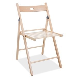 CASARREDO Dřevěná skládací židle SMART II natural
