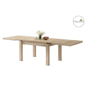 CASARREDO Jídelní rozkládací stůl ROYAL 120x90 cm dub sonoma