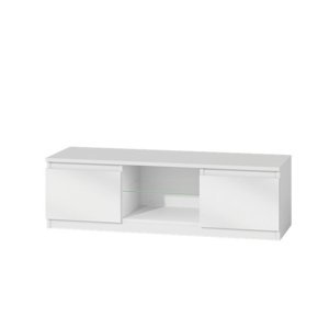 FALCO TV stolek Malvína 120 bílá/bílý lesk