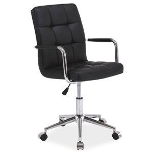 CASARREDO Kancelářská židle ELZA černá ekokůže