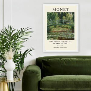 Dekorativní obraz C.Monet JEZÍRKO Polystyren 35x45cm