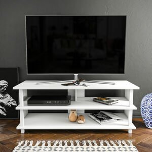 Televizní stolek PUEBLO bílý