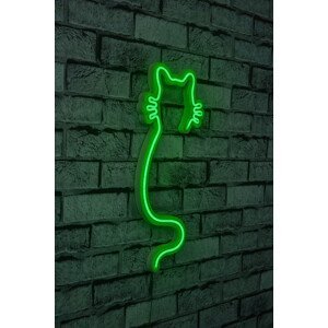 Dekorativní LED osvětlení zelené KOČKA