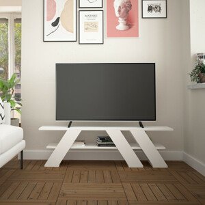 Televizní stolek FELLA bílý