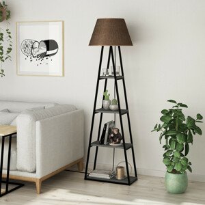 Stojací lampa PAL antracit hnědá