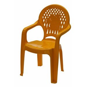 Dětská zahradní židle MODERN oranžová