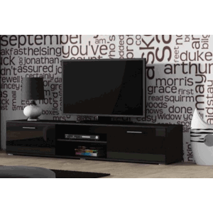 Televizní stolek Soho Barva: černá, Délka TV stolku: 140cm
