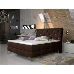 Čalouněná postel ADEL Boxsprings 160 x 200 cm Kronos 06