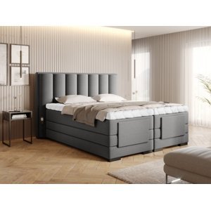 Čalouněná postel VEROS Boxsprings 160 x 200 cm Gojo 05