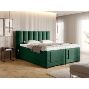 Čalouněná postel VEROS Boxsprings 160 x 200 cm Lukso 35