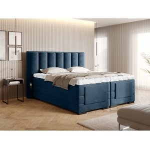 Čalouněná postel VEROS Boxsprings 160 x 200 cm Lukso 40