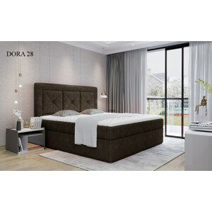 Čalouněná postel IDRIS Boxsprings 180 x 200 cm Dora 28