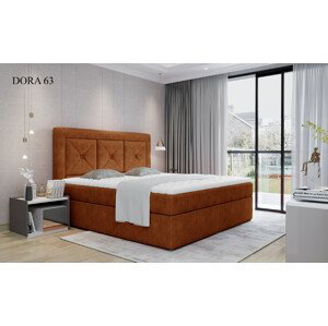 Čalouněná postel IDRIS Boxsprings 160 x 200 cm Dora 63
