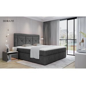 Čalouněná postel IDRIS Boxsprings 140 x 200 cm Dora 95