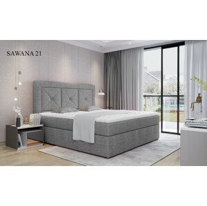 Čalouněná postel IDRIS Boxsprings 160 x 200 cm Sawana 21