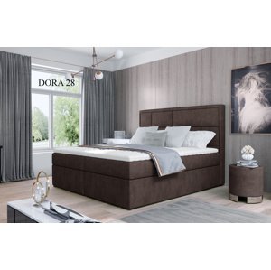 Čalouněná postel MERON Boxsprings 160 x 200 cm Dora 28