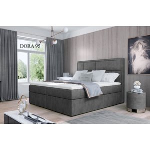 Čalouněná postel MERON Boxsprings 140 x 200 cm Dora 95