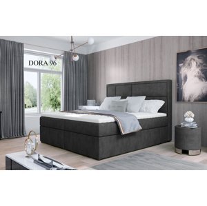 Čalouněná postel MERON Boxsprings 140 x 200 cm Dora 96